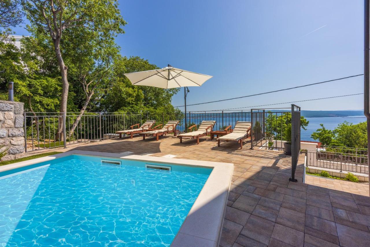 Villa Antani With Heated Pool, Sauna & Jacuzzi Crikvenica Zewnętrze zdjęcie